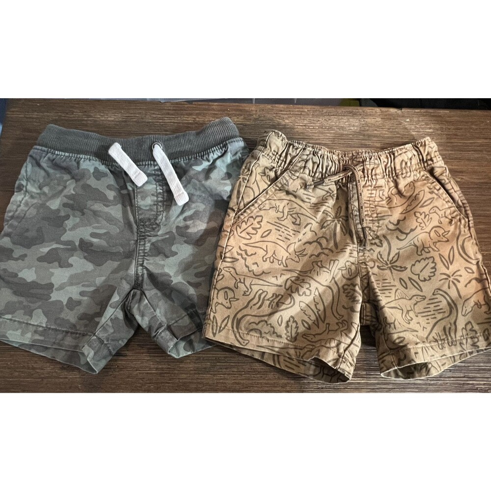Cat & Jack Boys Shorts - 2 Pair - Size 18 Months  Camo
